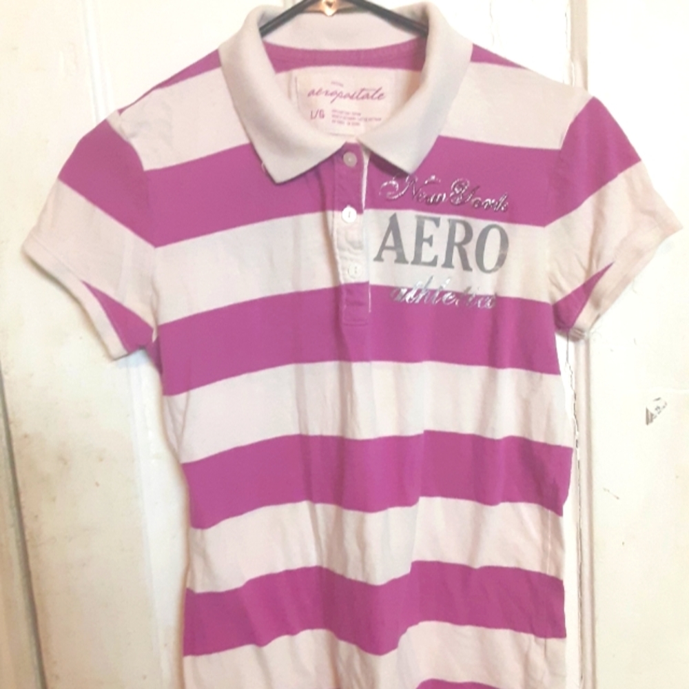 Areopostale collar top size Large